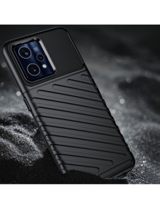 Thunder Case Flexibelt pansarskal för Realme 9 Pro + (9 Pro Plus) svart