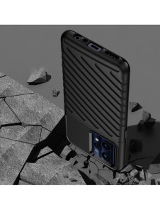 Thunder Case Flexibelt pansarskal för Realme 9 Pro + (9 Pro Plus) svart