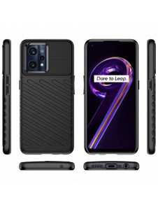 Thunder Case Flexibelt pansarskal för Realme 9 Pro + (9 Pro Plus) svart