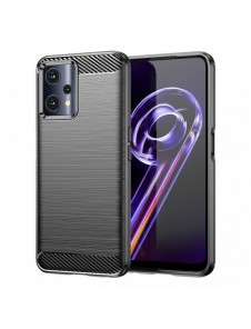 Carbon Case Flexible Cover Realme 9 Pro svart