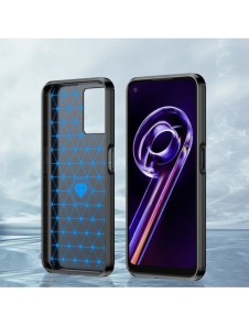 Carbon Case Flexible Cover Realme 9 Pro svart