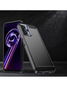Carbon Case Flexible Cover Realme 9 Pro svart