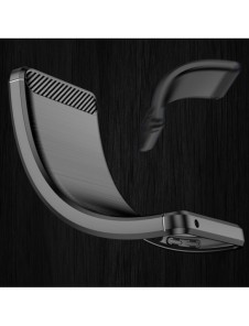 Carbon Case Flexible Cover Realme 9 Pro svart
