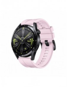 Strap One silikonband armband armband för Huawei Watch GT 3 46 mm rosa
