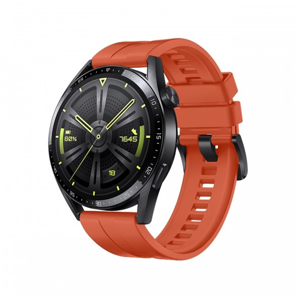 Strap One silikonband armband armband för Huawei Watch GT 3 42 mm orange