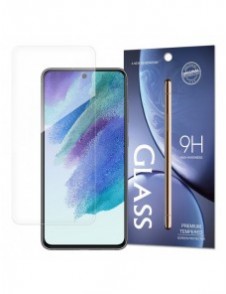 Härdat glas 9H skärmskydd för Samsung Galaxy S21 FE (förpackning - kuvert)