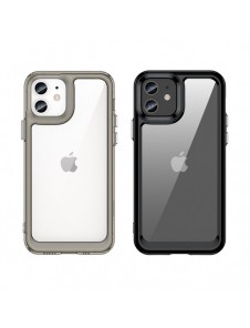 Outer Space Fodral för iPhone 12 hårt skal med gelram blå