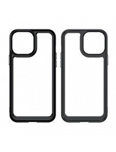 Outer Space Case Fodral för iPhone 12 Pro Max hårt skal med Gel Ram Röd