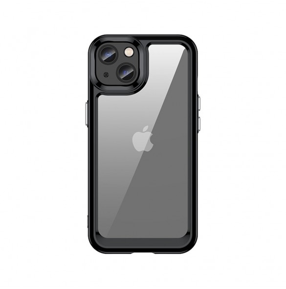 Outer Space Case-fodral för iPhone 13 hårt skal med en gelram svart