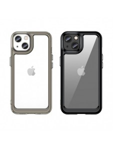 Outer Space Case-fodral för iPhone 13 hårt skal med en röd gelram