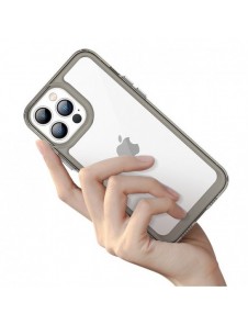 Outer Space Fodral för iPhone 13 Pro hårt skal med röd gelram