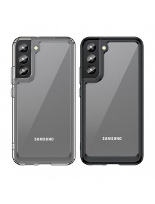 Outer Space Case Cover för Samsung Galaxy S22 + (S22 Plus) Hårt skal med Gel Frame Blå