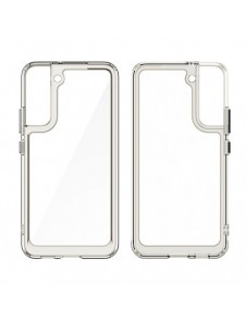 Outer Space Case Fodral för Samsung Galaxy S22 + (S22 Plus) hårt skal med gelram Transparent