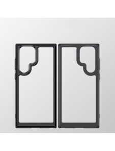 Outer Space Case Fodral för Samsung Galaxy S22 Ultra Hard Cover med Gel Frame Röd