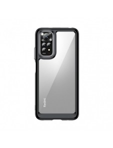 Outer Space Fodral för Xiaomi Redmi Note 11 hårt skal med gelram svart