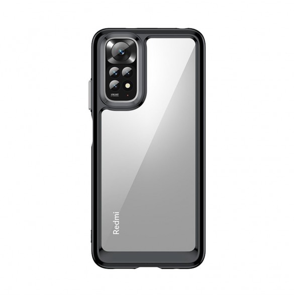 Outer Space Fodral för Xiaomi Redmi Note 11 hårt skal med gelram svart