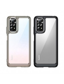 Outer Space Case Cover för Xiaomi Redmi Note 11 Hard Cover med Gel Frame Red
