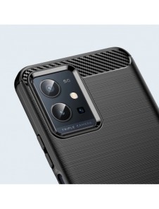 Kolfodral flexibel täckhylsa Vivo Y55 / Y75 / Y33s / iQOO Z6 / iQOO U5 svart