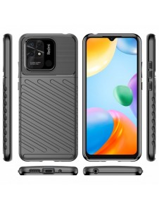 Thunder Case Flexibelt pansarskal till Xiaomi Redmi 10C svart