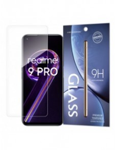 Härdat glas 9H skärmskydd för Realme 9 Pro (förpackning - kuvert)