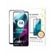 Wozinsky hellim härdat glas Motorola Moto G200 5G 9H helskärmshärdat glas med svart ram