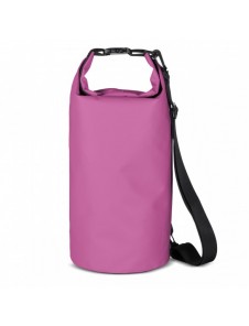 PVC vattentät ryggsäcksväska 10l - rosa