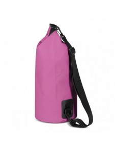 PVC vattentät ryggsäcksväska 10l - rosa