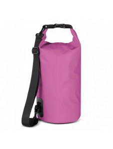 PVC vattentät ryggsäcksväska 10l - rosa