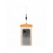 PVC vattentätt telefonfodral med snodd - orange