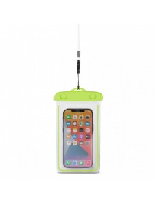 PVC vattentätt telefonfodral med rem - grön