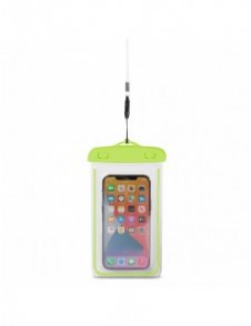 PVC vattentätt telefonfodral med rem - grön