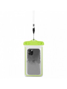 PVC vattentätt telefonfodral med rem - grön