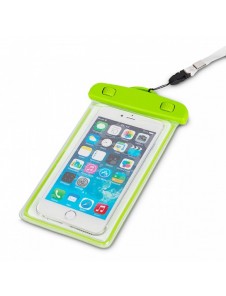 PVC vattentätt telefonfodral med rem - grön