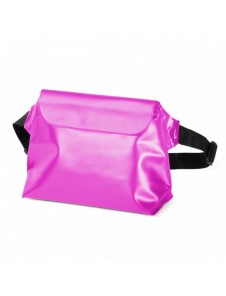 PVC vattentät påse / midjeväska - rosa