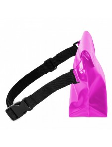 PVC vattentät påse / midjeväska - rosa