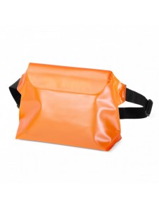 PVC vattentät påse / midjeväska - orange