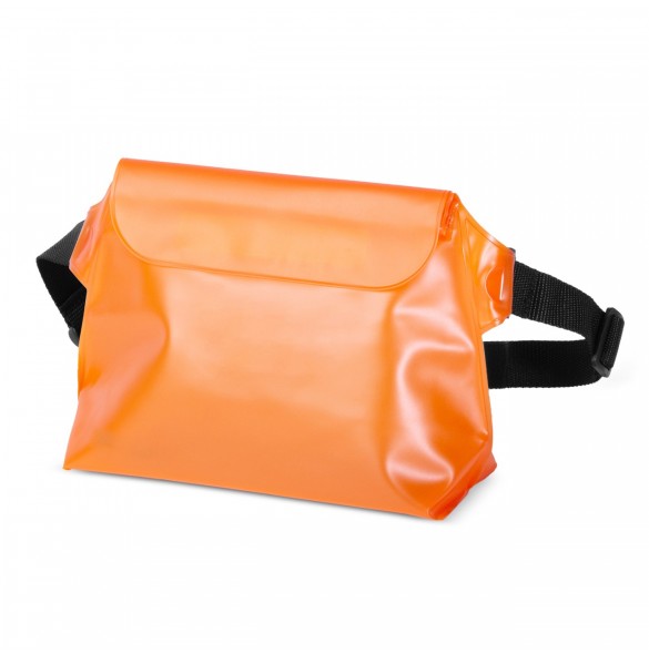 PVC vattentät påse / midjeväska - orange