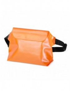 PVC vattentät påse / midjeväska - orange