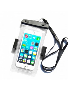 Telefonfodral i PVC vattentätt armband - transparent