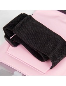 PVC vattentätt telefonfodral med armband - svart