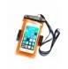Telefonfodral i PVC vattentätt armband - orange
