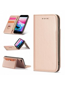 Magnetkortfodral Fodral för iPhone SE 2022 / SE 2020 / iPhone 8 / iPhone 7-väska Plånbokskort Plånboksställ Rosa