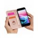 Magnetkortfodral Fodral för iPhone SE 2022 / SE 2020 / iPhone 8 / iPhone 7-väska Plånbokskort Plånboksställ Rosa