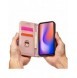 Magnet Kortfodral för iPhone 12 Pouch Card Plånbok Kortställ Rosa