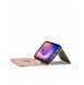 Magnetkortfodral för iPhone 12 Pro Pouch Card Plånbok Kortställ Rosa