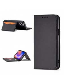 Magnetkortfodral för iPhone 12 Pro Max Pouch Card Plånbok Korthållare Svart