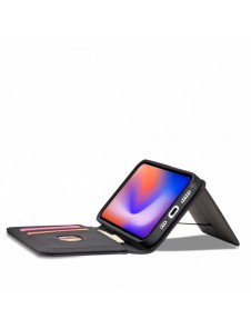 Magnetkortfodral för iPhone 12 Pro Max Pouch Card Plånbok Korthållare Svart