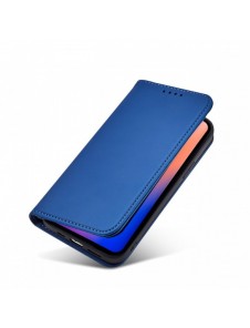 Magnetkortfodral för iPhone 12 Pro Max Pouch Card Plånbok Korthållare Blå