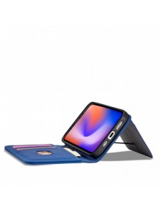 Magnetkortfodral för iPhone 12 Pro Max Pouch Card Plånbok Korthållare Blå