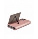 Magnetkortfodral för iPhone 12 Pro Max Pouch Card Plånbok Korthållare Rosa
